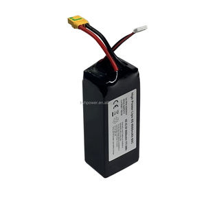 Lipo Daya Tinggi 6S 22.2V 8000mAh 60C 177.6Wh Colokan XT60 untuk Drone Balap FPV UAV Pesawat RC - Product Image 1
