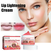 EELOHOE Crème Rouge à Lèvres Exfoliante Teint Rosé Atténue les Rides des Lèvres Anti-Dessèchement Hydratante Imperméable Éclaircissante pour les Lèvres