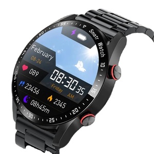 <span class=keywords><strong>Montre</strong></span> connectée HW20 <span class=keywords><strong>avec</strong></span> 3 styles de cadran, application Hiwatch Plus, fabrication originale, luxe, appel Bluetooth, bracelet intelligent pour hommes - Product Image 1