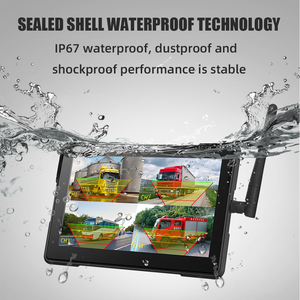 7 ''hd 1080p không dây sao lưu máy ảnh <span class=keywords><strong>Monitor</strong></span> Kit cho xe RV Camper không thấm nước Side <span class=keywords><strong>View</strong></span> máy ảnh chia màn hình có thể sạc lại năng lượng mặt trời - Product Image 3