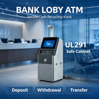 Cajero Automático Multid denominación para Depósito y Retiro de Efectivo con Reciclaje de Billetes, Seguimiento de Serie y Detección de Billetes Falsos - Terminal Bancaria