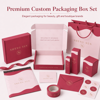 Cajas de Envío Grises Personalizadas para Calcetines y Regalos con Logotipo, y Cajas de Embalaje de Colores para Transporte con Logotipo