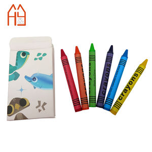 Juego <span class=keywords><strong>de</strong></span> 6 Crayones <span class=keywords><strong>de</strong></span> Colores Personalizados al por Mayor para Niños, Embalaje <span class=keywords><strong>en</strong></span> Caja <span class=keywords><strong>de</strong></span> Papel, Papelería Segura para Niños - Product Image 5