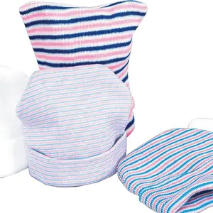 Vente en gros 2024 Nouvelle tendance Produits pour bébés Bonnet confortable en polyester pour nouveau-né