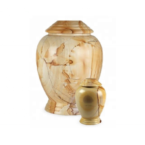 Fournitures funéraires de style américain pour adultes les plus vendues Urnes funéraires en marbre personnalisées Ziarat Meilleur prix pour les cendres de crémation - Product Image 5