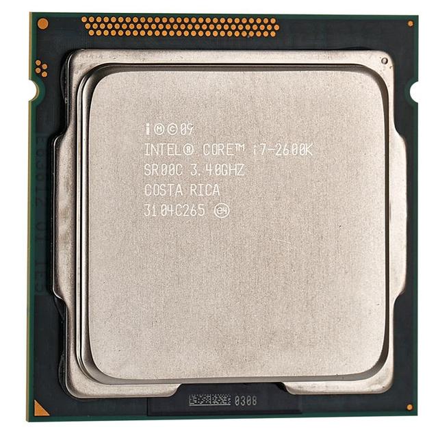 For Intel Core I7-2600K 3.4GHz SR00C Quad-Core LGA 1155 CPU I7 2600K Processor