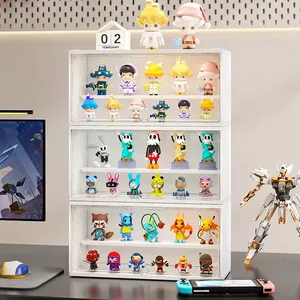 Vitrine transparente en PET technique d'injection pour figurines, boîte mystère, étagère Bubble Mart pour <span class=keywords><strong>Lego</strong></span>, modèle, poupée, ornement - Product Image 4
