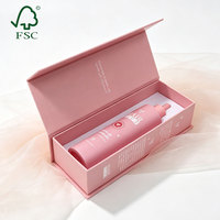 Boîte cadeau magnétique personnalisée, emballage en papier de luxe, étui pour flacon de sérum cosmétique haut de gamme, boîte en carton rigide avec insert en EVA