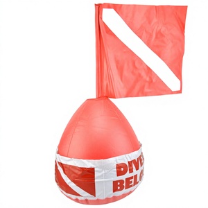 Boya de Buceo Sumergible de PVC KEEP DIVING, Flotador Inflable para Mar, Señal de Advertencia de Posicionamiento para Buceadores en Superficie FB-3233 - Product Image 1