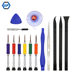 UFTOOLS Set Obeng presisi 14 In 1, peralatan memperbaiki ponsel profesional, Set Obeng presisi Mini - Product Image 1