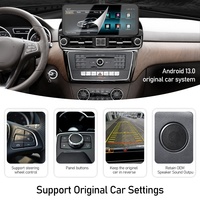 Kit de fascia pour autoradio Android Meihua 12,3 pouces, Mercedes Benz GLE 2016-2019, lecteur multimédia, navigation GPS, écran tactile, stéréo