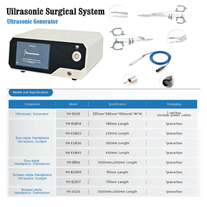 Sistema Quirúrgico Ultrasónico Veterinario Enovatemed YH-EUS17, Bisturí para Sellado de Vasos, Tijeras Electrocirúrgicas, Certificado CE, Bisturí de 170 mm - Product Image 6