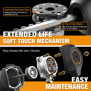 ปืนยิงตะปูไร้สาย 20V แบบไร้แปรงถ่าน พร้อมแรงกระแทกปรับได้ และดีไซน์บำรุงรักษาง่าย - Product Image 3