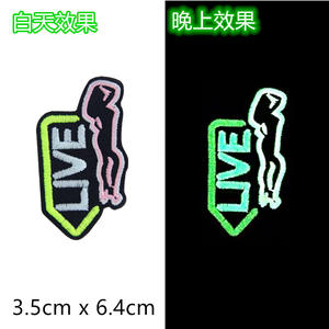 แพทช์ปักลายสไตล์ไนต์คลับ ดีไซน์ใหม่ รูปหัวใจ ปาก คำว่ารัก ทำจากโพลีเอสเตอร์ สำหรับติดเสื้อผ้าและหมวก - Product Image 5