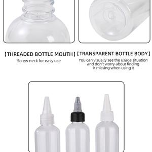 ขวดบีบพลาสติกเปล่าขนาด 50/100/150/200 มล. สำหรับบรรจุของเหลว ภาชนะบรรจุเครื่องสำอางแบบเติมได้ - Product Image 5
