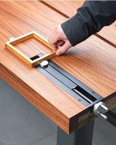 Morsa da banco rapida con morsetto a inerzia per la lavorazione del legno, in alluminio pieno e acciaio inossidabile, con vite a scorrimento facile - Product Image 5