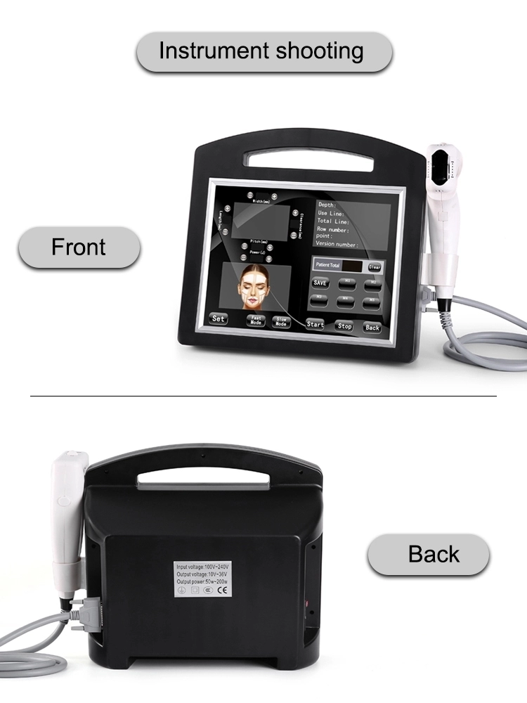 Noninvasive Skin Lift Hi Fu machine 4D Ultra therapy anti aging equipment 1~5 handles