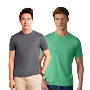Wholesale Custom Men's T-Shirts 100% Cotton Round Neck Casual T-Shirts with Printing Blank Plain Design - Product Image 1