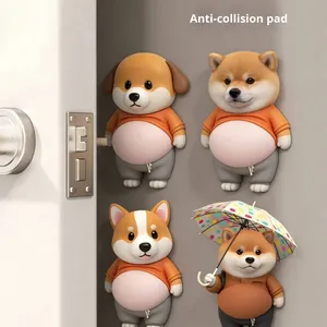 Giocattolo Antistress in Plastica a Forma di Cucciolo Paffuto, Adesivo Creativo Antiurto per Auto e Casa a Forma di Shiba Inu - Product Image 6