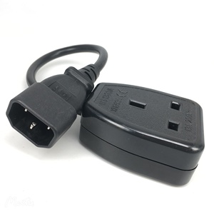 Dây Chuyển Đổi Nguồn Ổ Cắm Cái IEC C14 Sang UK BS1363 0.3M/0.5M, Dây Dẫn Bộ Chuyển Đổi C13 Kết Nối Cho PDU UPS 13A 250V - Product Image 2