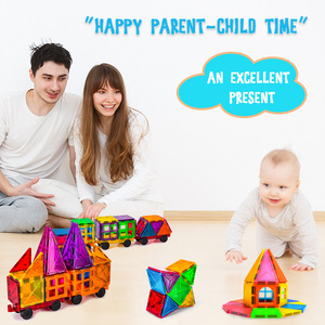 Trẻ Em Từ Gạch 100 Pcs Khối Xây Dựng Đầy Màu Sắc 120 Pcs Nam Châm Từ Khối Xây Dựng Từ Gạch Cho Bé - Product Image 3
