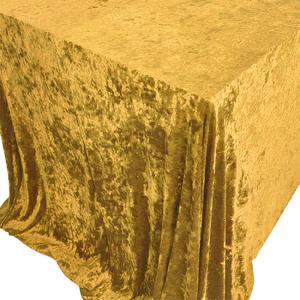 Luxury Eco-friendly Nonwoven Polyester Velvet Customizable Modern <strong>Wedding</strong> <strong>Tablecloth</strong> 90x156 Inch Rectangle Oilproof Waterproof - Product Image 3