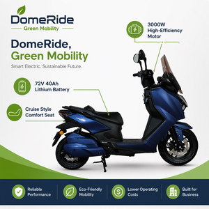 DomeRide Low 3 Speed Vélo Électrique Moto 60V 72V 2000W 3000W CKD EEC E-Scooter en <span class=keywords><strong>Égypte</strong></span> et au Pakistan pour Adultes - Product Image 6