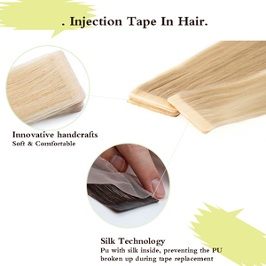 Remy Double Drawn <b>Russian</b> Human Hair Extension Injected Tape Ins Straight <b>the</b> Best Virgin Real Raw Tape Hair Extensions - Product Image 2