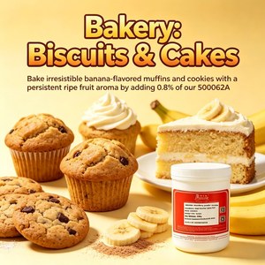 Échantillon Gratuit Concentré d'arôme Halal de qualité alimentaire, saveur riche de banane mûre en poudre pour boulangerie, confiserie et boissons - Product Image 4
