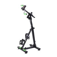 Appareil de fitness à domicile intégré pour bras et jambes avec résistance réglable, compteur LCD et pédalier pour physiothérapie