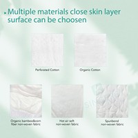 Culottes hygiéniques jetables super absorbantes pour la nuit, imprimées 3D, avec protection anti-fuites, feuille arrière imperméable biodégradable, blanches