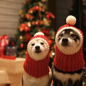 New Design Christmas <strong>Dog</strong> Beanie Hat Eco-Friendly Striped <strong>Pattern</strong> Spring/Winter Warm <strong>Knitted</strong> for New Year Party - Product Image 3