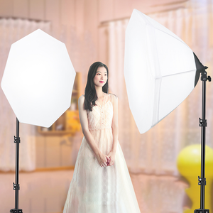 Vente chaude <span class=keywords><strong>pas</strong></span> <span class=keywords><strong>cher</strong></span> Octogone Parapluie Softbox Kit Avec 85W LED Ampoule Trépied Soft box <span class=keywords><strong>Photo</strong></span> <span class=keywords><strong>Studio</strong></span> Éclairage Pour La Prise De <span class=keywords><strong>Photo</strong></span> Vidéo - Product Image 6
