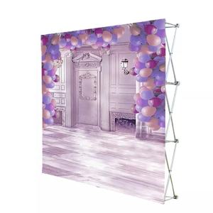 Bestful Sinais Publicidade tradeshow logotipo personalizado tecido <span class=keywords><strong>tenson</strong></span> SEG pop up backlit led caixa de luz display stand - Product Image 5