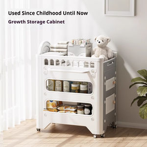 Station à <span class=keywords><strong>langer</strong></span> pour nouveau-né, <span class=keywords><strong>table</strong></span> à <span class=keywords><strong>langer</strong></span> réglable en hauteur avec organisateur et commode - Product Image 5