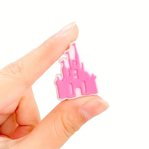 Cuentas Focales de Silicona con Forma de Castillo PARA LA Fabricación de Joyas, Bolígrafos, Decoraciones de Personajes, Llavero, Collar y Pulsera, 1 Unidad - Product Image 6