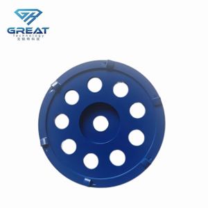 Plaque de meulage PCD de 5 pouces (125 mm) avec segments PCD ronds 6*1/4, outil de meulage de béton abrasif diamanté pour sols époxy, compatible avec les machines <span class=keywords><strong>Hilti</strong></span> - Product Image 5