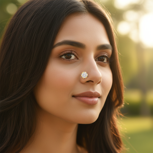 ต่างหูเพชรทรงกลมเจียระไนบริลเลียนท์ 0.16 กะรัต ทองคำขาว 14K สี GH ความสะอาดระดับ SI สำหรับผู้หญิงและเด็ก - Product Image 3