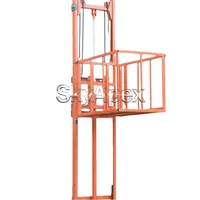 Plateforme élévatrice électrique hydraulique personnalisable pour marchandises, usage domestique, entrepôt, usine, type rail