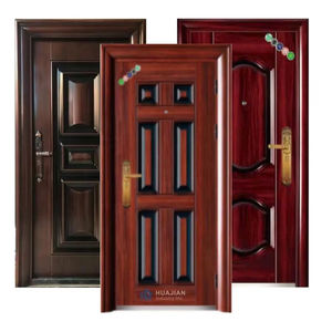 Portes de sécurité extérieures pivotantes en métal sur mesure pour hôtel, design moderne et simple, maisons, portes d'<span class=keywords><strong>entrée</strong></span> en métal uniques - Product Image 4