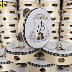 Instruments <span class=keywords><strong>de</strong></span> <span class=keywords><strong>musique</strong></span> pour l'église : Ensemble complet <span class=keywords><strong>de</strong></span> tambourins en bois <span class=keywords><strong>de</strong></span> 6 pouces pour la marche et les mariages, tambourin <span class=keywords><strong>de</strong></span> danse <span class=keywords><strong>de</strong></span> mariage - Product Image 6
