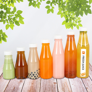 2023 thiết kế mới rõ ràng 200ml 250ml 300ml 350ml 400 ~ 500ml nước trái cây chai nước trái cây nhựa nước giải khát sữa chua chai nhựa - Product Image 2