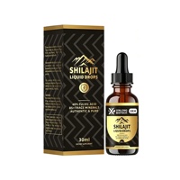 Gouttes liquides de Shilajit 1000mg, complément de Shilajit pur de l'Himalaya, 40 % d'acide fulvique, 85+ oligo-éléments, 30ml