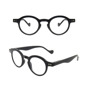 Mode Vintage rond mise au point unique unisexe PC cadre léger presbytie bleu lumière bloquant femmes hommes lunettes de lecture - Product Image 3