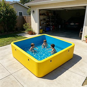 <span class=keywords><strong>Piscina</strong></span> Gonfiabile Grande per Adulti, Resistente, per Feste in Giardino e Bagno all'Aperto per Famiglie - Product Image 1