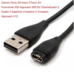 สายชาร์จสำหรับ <span class=keywords><strong>Garmin</strong></span> Vivoactive 3 Charger <span class=keywords><strong>4s</strong></span> 935 945 245 <span class=keywords><strong>Fenix</strong></span> 5S 5 5X Plus 6 6S 6X Pro 7 7S 7X Plug - Product Image 1