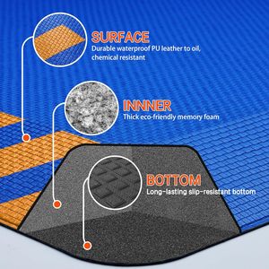 Alfombra Antifatiga CR de Espuma de PU Altamente Reciclable con Impresión de Seda, Alfombra Industrial para Estar de Pie, Alfombra de Cocina - Product Image 4