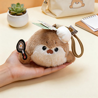Peluche pendentif mignonne en forme de petit loutre de mer chef, porte-clés en tissu polyester Zhuoyou SA-212 16cm 0.13kg