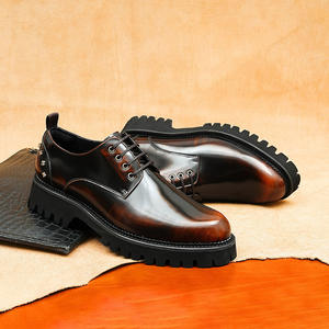 รองเท้าบูทหนังแท้ผู้ชายดีไซน์คลาสสิคล่าสุด ประจำฤดูใบไม้ร่วง-ฤดูหนาว ปี 2025 สวมใส่สบาย เหมาะสำหรับทำงาน กันน้ำ พื้นยางกันลื่น - Product Image 3