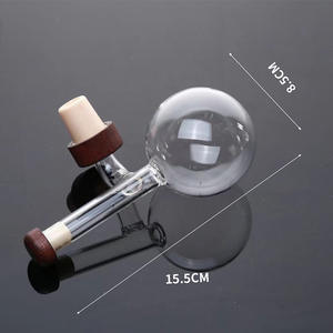 Aérateur <span class=keywords><strong>de</strong></span> <span class=keywords><strong>vin</strong></span> en verre borosilicaté soufflé à la main <span class=keywords><strong>de</strong></span> 100ml <span class=keywords><strong>sur</strong></span> la <span class=keywords><strong>bouteille</strong></span> pour décanteur <span class=keywords><strong>de</strong></span> <span class=keywords><strong>vin</strong></span> Verres à <span class=keywords><strong>vin</strong></span> <span class=keywords><strong>de</strong></span> luxe en verre à haute teneur en borosilicate - Product Image 2